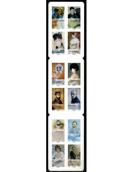 Carnet autoadhesif N° 1258