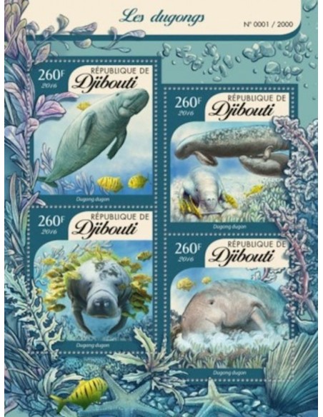 Djibouti N° 0883/886 Neuf **