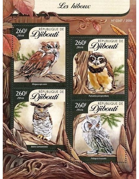 Djibouti N° 0919/922 Neuf **