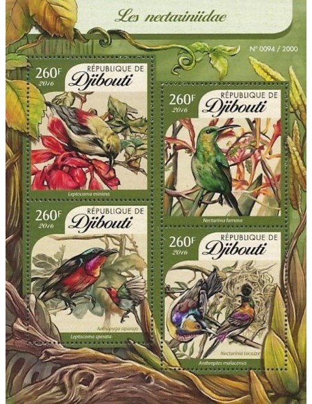 Djibouti N° 0927/930 Neuf **