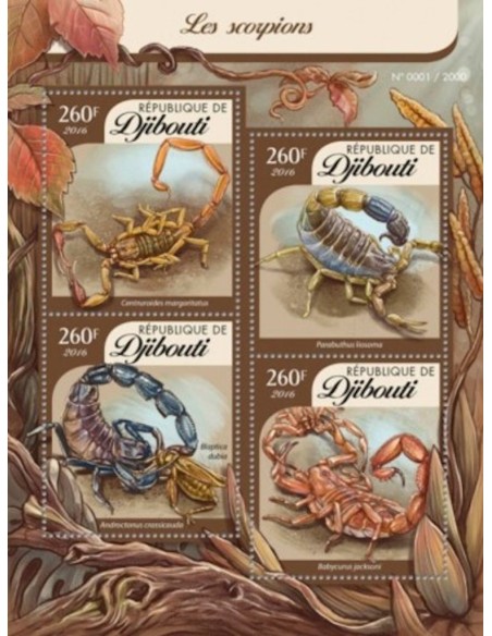 Djibouti N° 0943/946 Neuf **