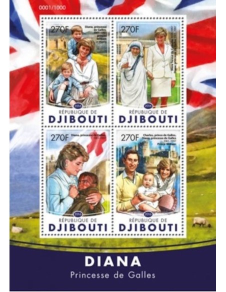 Djibouti N° 0955/958 Neuf **