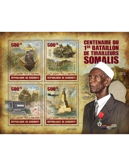 Djibouti N° 1272/1275 Neuf **