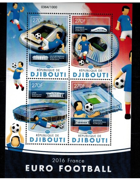 Djibouti N° 0995/998 Neuf **