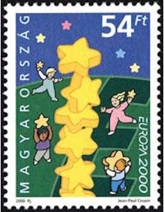 Timbre Poste Europa Hongrie N° 3722 N** philatelie foxtimbre
