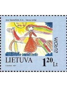 Timbre Poste Europa Lituanie N° 0556 N** philatelie foxtimbre