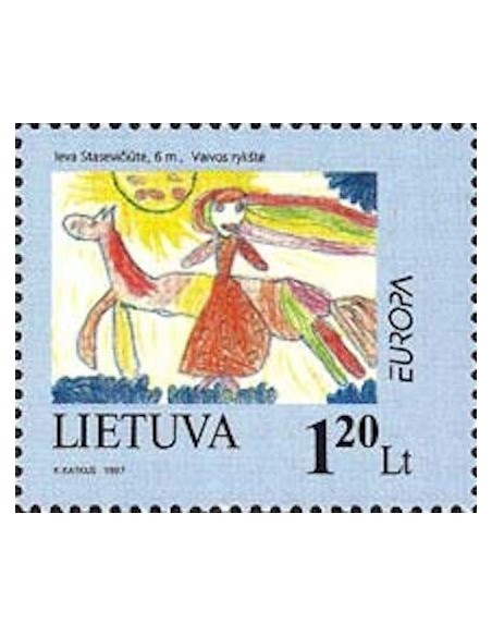 Timbre Poste Europa Lituanie N° 0556 N** philatelie foxtimbre