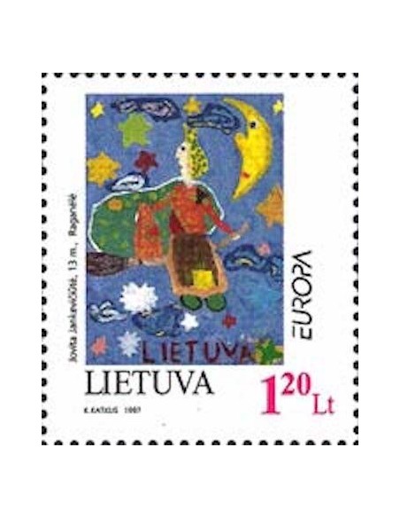 Timbre Poste Europa Lituanie N° 0557 N** philatelie foxtimbre