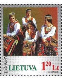 Timbre Poste Europa Lituanie N° 0580 N** philatelie foxtimbre