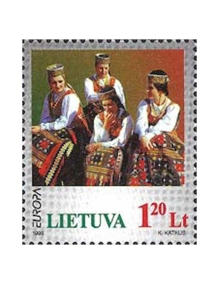 Timbre Poste Europa Lituanie N° 0580 N** philatelie foxtimbre