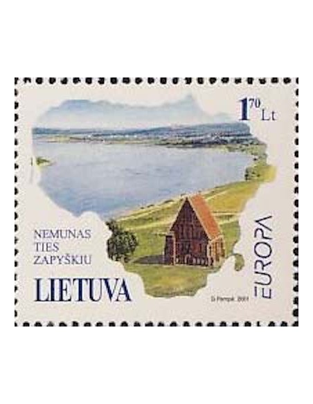 Timbre Poste Europa Lituanie N° 0663 N** philatelie foxtimbre