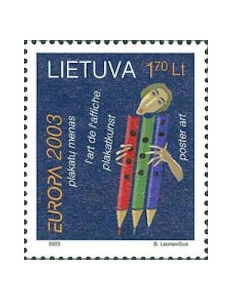 Timbre Poste Europa Lituanie N° 0714 N** philatelie foxtimbre