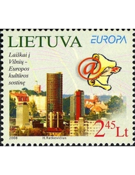 Timbre Poste Europa Lituanie N° 0845 N** philatelie foxtimbre