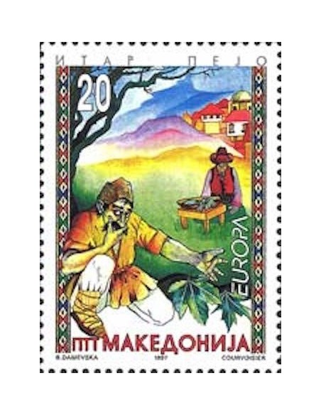 Timbre Poste Europa Macédoine N° 0102 N** philatelie foxtimbre