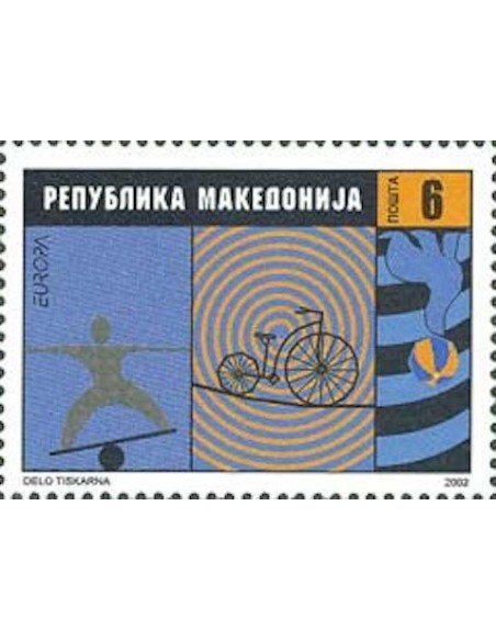 Timbre Poste Europa Macédoine N° 0248 N** philatelie foxtimbre