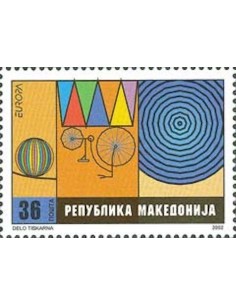 Timbre Poste Europa Macédoine N° 0249 N** philatelie foxtimbre