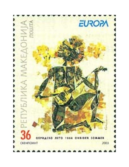 Timbre Poste Europa Macédoine N° 0271 N** philatelie foxtimbre