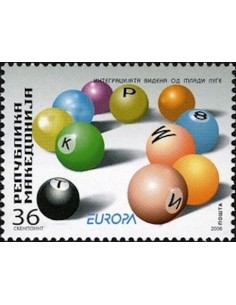 Timbre Poste Europa Macédoine N° 0374 N** philatelie foxtimbre