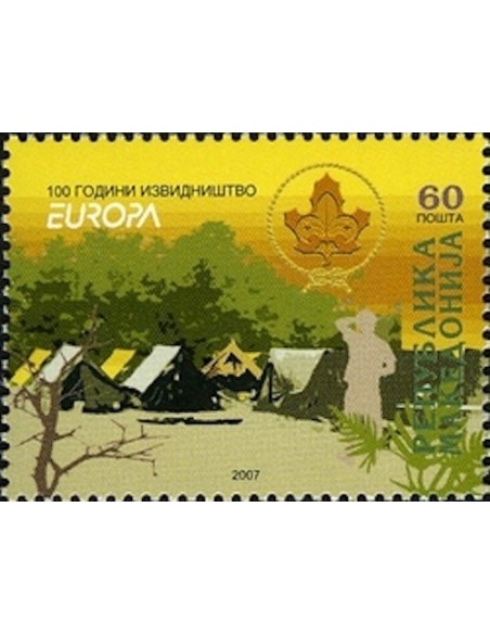 Timbre Poste Europa Macédoine N° 0415 N** philatelie foxtimbre