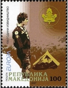 Timbre Poste Europa Macédoine N° 0416 N** philatelie foxtimbre