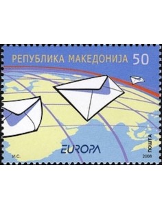 Timbre Poste Europa Macédoine N° 0447 N** philatelie foxtimbre