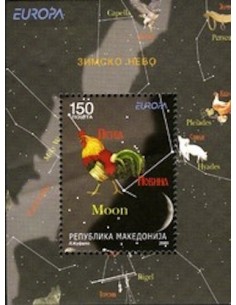 Timbre Poste Europa Macédoine N° Bloc 0019 N** philatelie foxtimbre