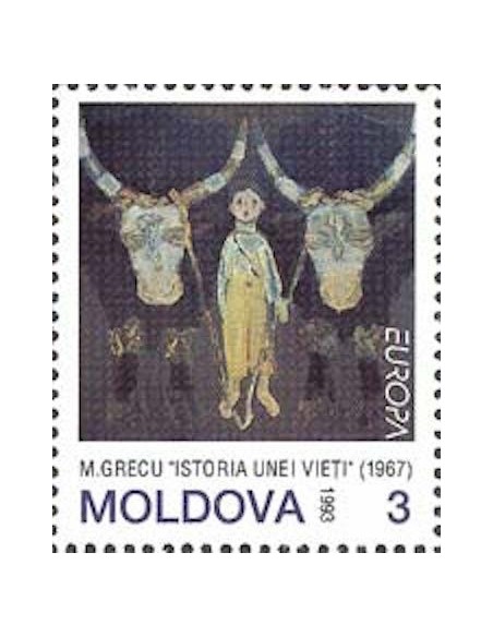 Timbre Poste Europa Moldavie N° 0083 N** philatelie foxtimbre