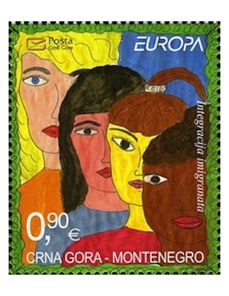 Timbre Poste Europa Monténégro N° Bloc 0005 N** philatelie foxtimbre