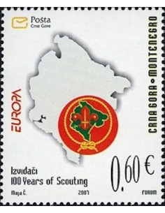 Timbre Poste Europa Monténégro N° 0146 N** philatelie foxtimbre