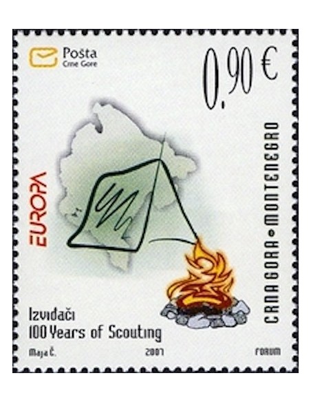 Timbre Poste Europa Monténégro N° 0147 N** philatelie foxtimbre