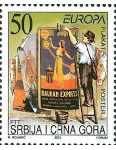 Timbre Poste Europa Serbie-Monténégro N° 2957 N** philatelie foxtimbre
