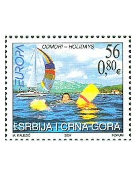 Timbre Poste Europa Serbie-Monténégro N° 3034 N** philatelie foxtimbre