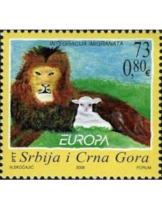 Timbre Poste Europa Serbie-Monténégro N° 3157 N** philatelie foxtimbre