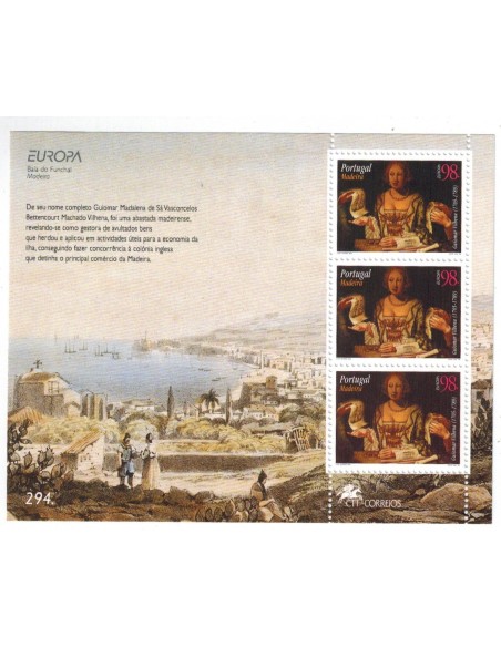 Timbre Poste Europa Madère N° Bloc 015 N** philatelie foxtimbre