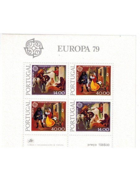 Timbre Poste Europa Portugal N° Bloc 027 N** philatelie foxtimbre