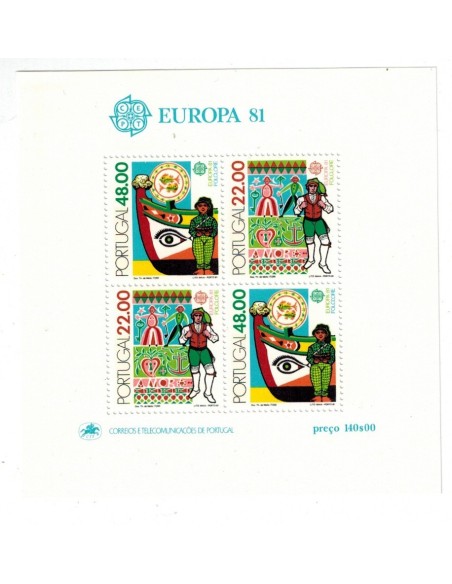 Timbre Poste Europa Portugal N° Bloc 033 N** philatelie foxtimbre