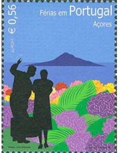Timbre Poste Europa Açores N° 0491 N** philatelie foxtimbre