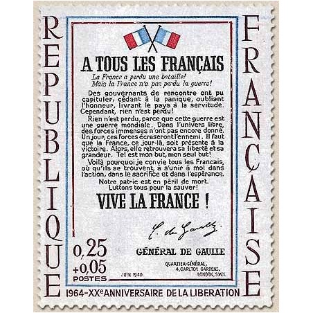 France N° 1408 Neuf **