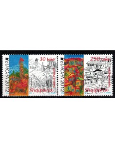 Timbre Poste Europa Albanie N° 3074/75 N** philatelie foxtimbre