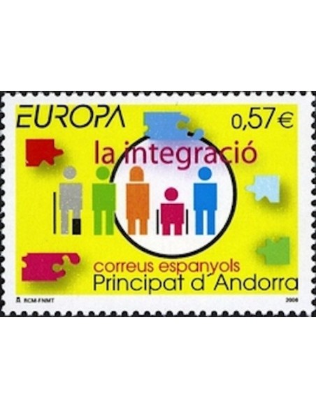 Timbre Poste Europa Andorre espagnol N° 0323 N** philatelie foxtimbre