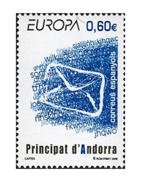 Timbre Poste Europa Andorre espagnol N° 0340 N** philatelie foxtimbre