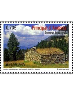 Timbre Poste Europa Andorre espagnol N° 0379 N** philatelie foxtimbre