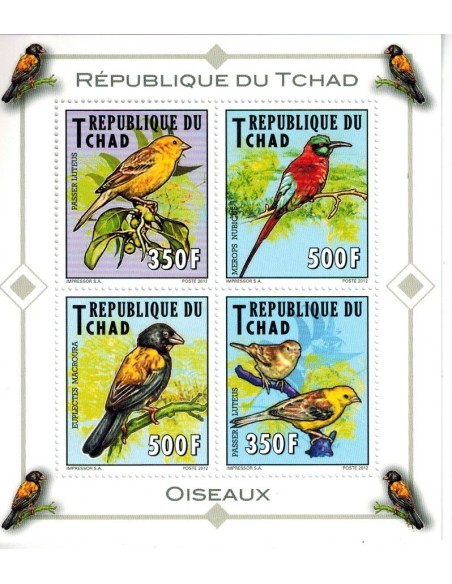 Tchad N° 1611/1614 N**