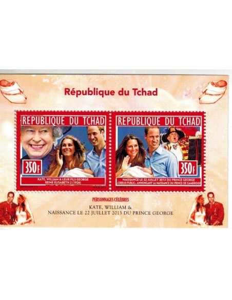 Tchad N° 1681/1682 N**