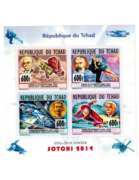 Tchad N° 1686/1689 N**