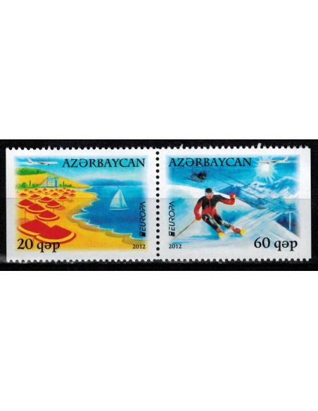 Timbre Poste Europa Azerbaidjan N° 0783a/84a N** philatelie foxtimbre