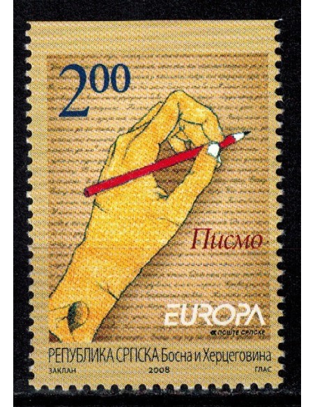 Timbre Poste Europa Bosnie-Herzégovine Serbe N° 0396a N** philatelie foxtimbre