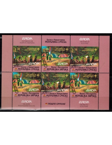 Timbre Poste Europa BH Serbe N° F0362a N** philatelie foxtimbre