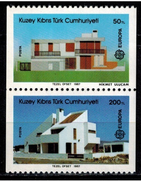 Timbre Poste Europa Chypre turc N° 0190/91 N** philatelie foxtimbre