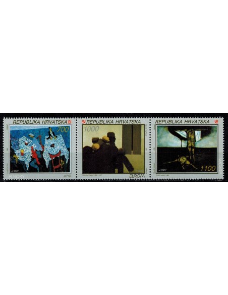 Timbre Poste Europa Croatie N° 0197/199 N** philatelie foxtimbre